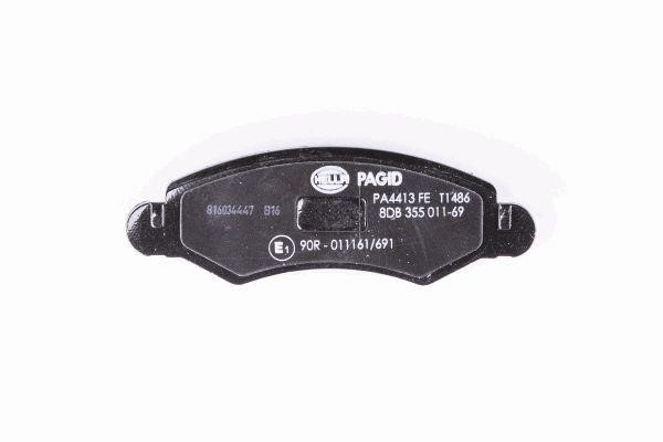 Brake pad set Hella 8DB 355 011-691