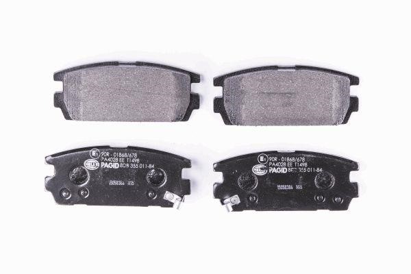 Hella 8DB 355 011-841 Brake Pad Set, disc brake 8DB355011841