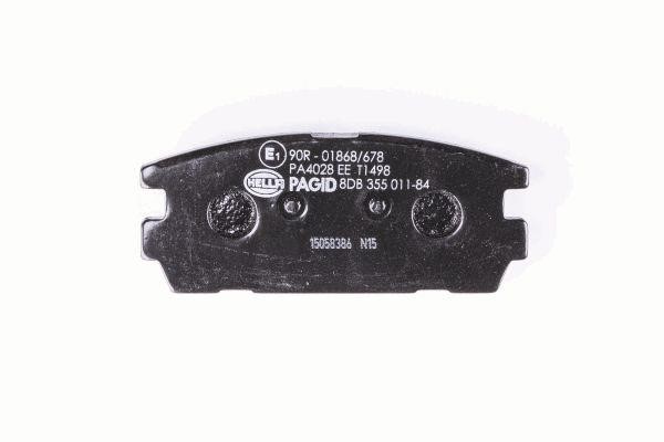 Brake pad set Hella 8DB 355 011-841