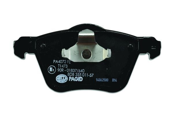 Brake Pad Set, disc brake Hella 8DB 355 011-571