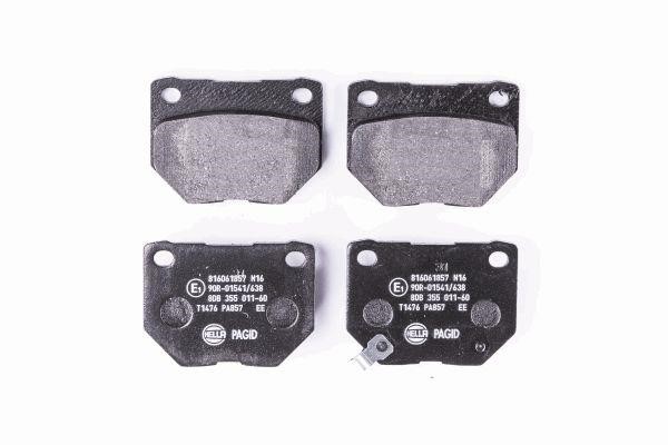 Hella 8DB 355 011-601 Brake Pad Set, disc brake 8DB355011601