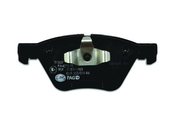Brake Pad Set, disc brake Hella 8DB 355 011-941