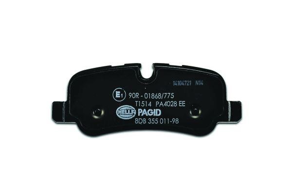 Brake pad set Hella 8DB 355 011-981