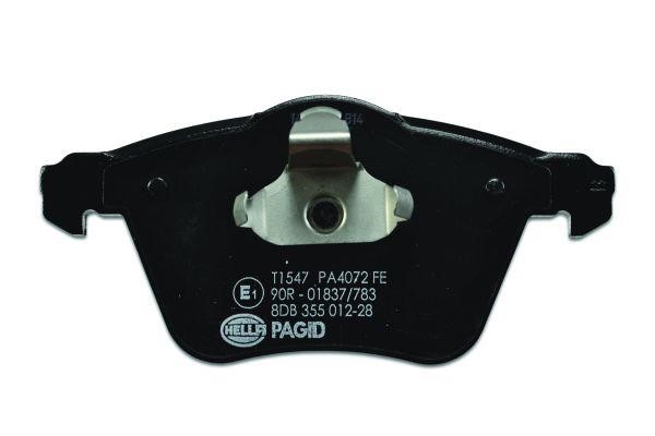 Brake Pad Set, disc brake Hella 8DB 355 012-281