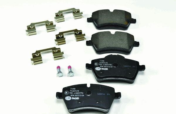 Hella 8DB 355 012-341 Brake Pad Set, disc brake 8DB355012341