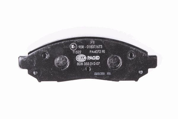 Brake Pad Set, disc brake Hella 8DB 355 012-071