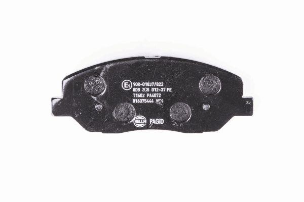 Brake pad set Hella 8DB 355 012-371
