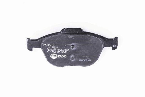 Brake pad set Hella 8DB 355 012-111