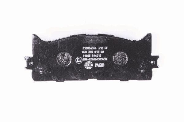 Brake pad set Hella 8DB 355 012-401