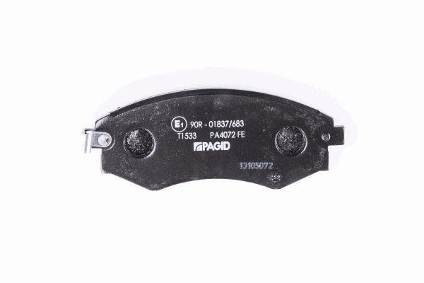 Brake Pad Set, disc brake Hella 8DB 355 012-161