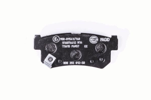 Brake Pad Set, disc brake Hella 8DB 355 012-501