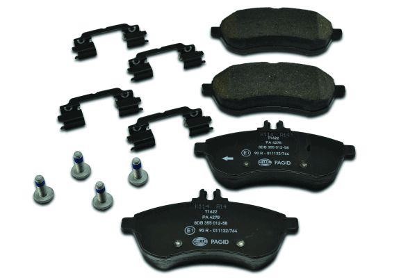 Hella 8DB 355 012-581 Brake Pad Set, disc brake 8DB355012581
