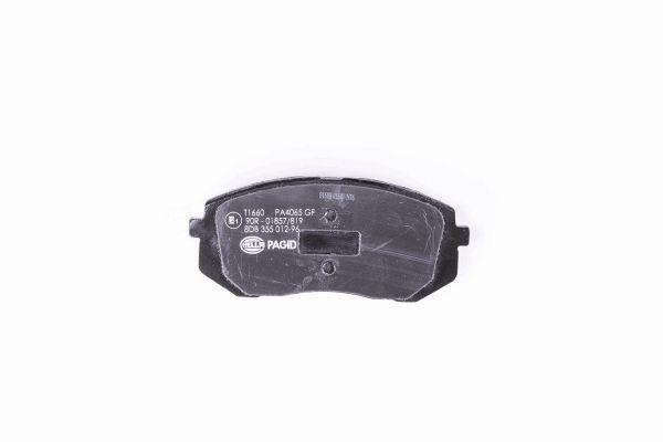 Brake pad set Hella 8DB 355 012-961