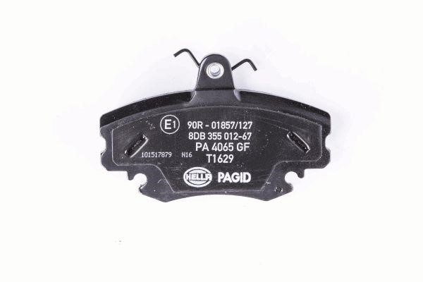 Brake Pad Set, disc brake Hella 8DB 355 012-671