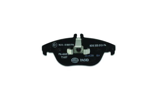 Brake pad set Hella 8DB 355 012-741