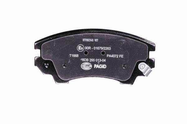 Brake pad set Hella 8DB 355 013-041