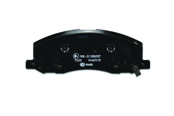 Brake pad set Hella 8DB 355 013-061