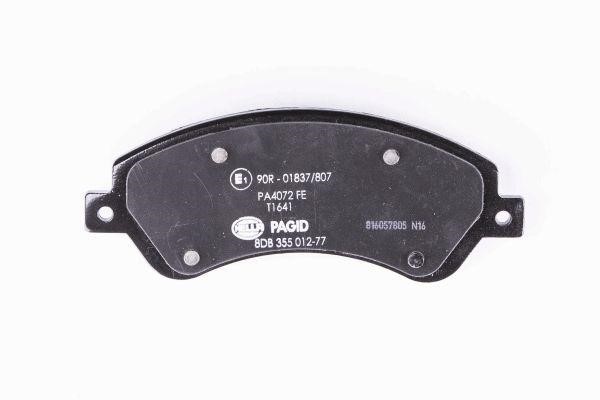 Brake pad set Hella 8DB 355 012-771