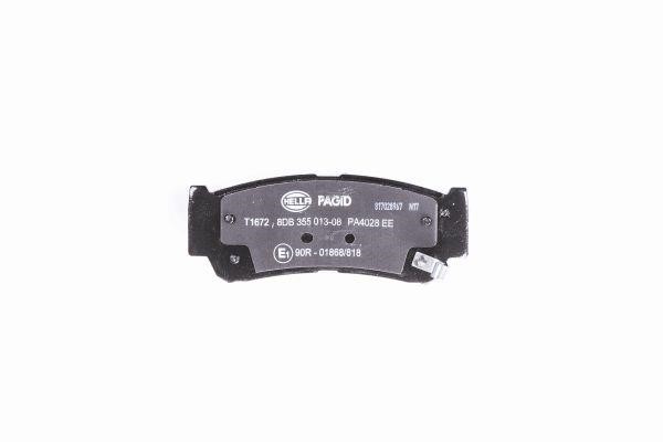 Brake pad set Hella 8DB 355 013-081