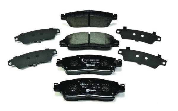Hella 8DB 355 012-821 Brake Pad Set, disc brake 8DB355012821