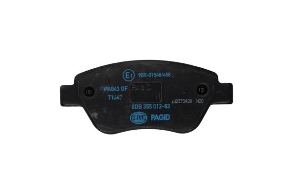 Brake Pad Set, disc brake Hella 8DB 355 012-831