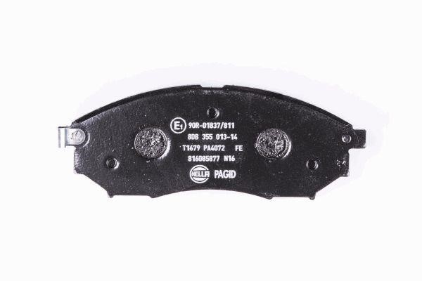 Brake pad set Hella 8DB 355 013-141