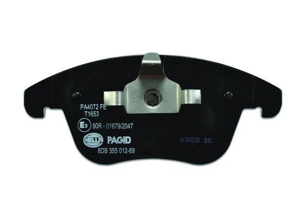 Brake pad set Hella 8DB 355 012-891
