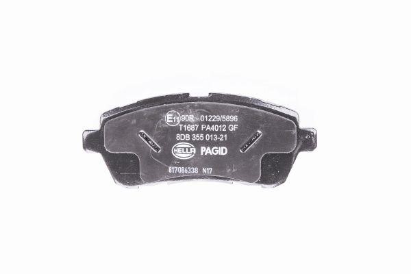 Brake pad set Hella 8DB 355 013-211