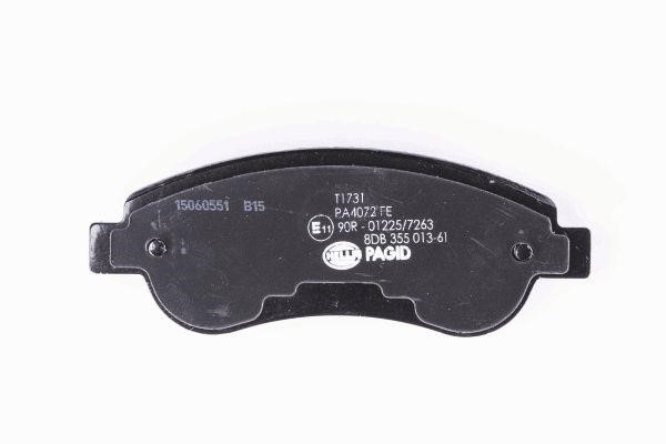 Brake Pad Set, disc brake Hella 8DB 355 013-611