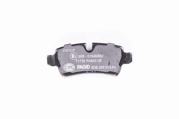 Brake pad set Hella 8DB 355 013-661