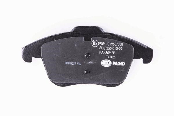 Brake pad set Hella 8DB 355 013-351