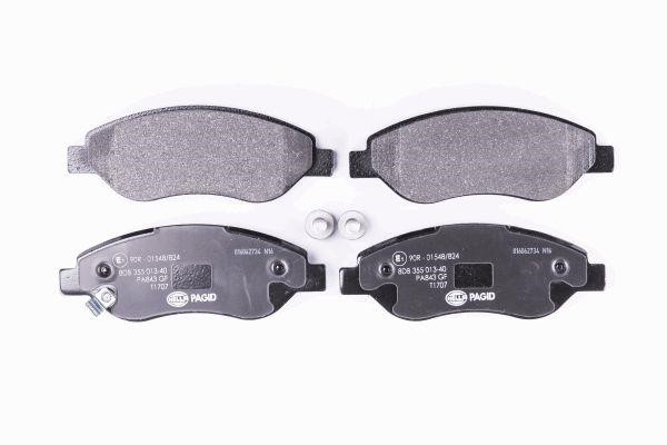 Hella 8DB 355 013-401 Brake Pad Set, disc brake 8DB355013401