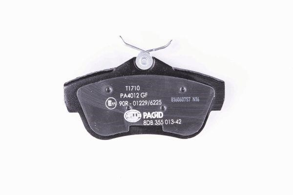 Brake pad set Hella 8DB 355 013-421