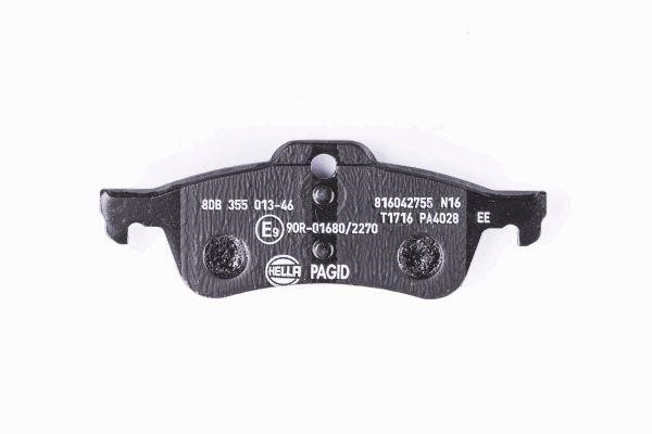 Brake pad set Hella 8DB 355 013-461