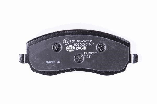 Brake pad set Hella 8DB 355 013-871