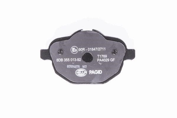 Brake Pad Set, disc brake Hella 8DB 355 013-921