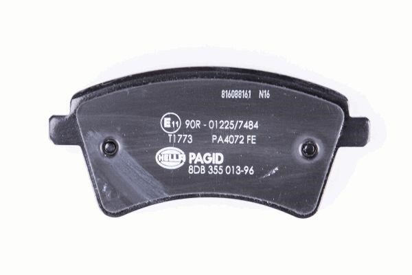 Brake pad set Hella 8DB 355 013-961