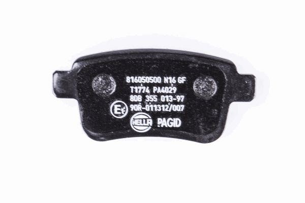 Brake pad set Hella 8DB 355 013-971