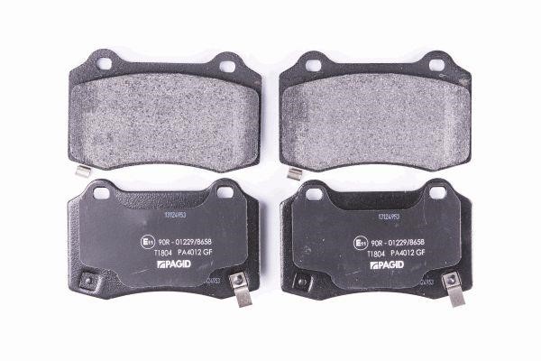 Brake pad Tesla Model X: 8DB355014211 Hella Brake pad set