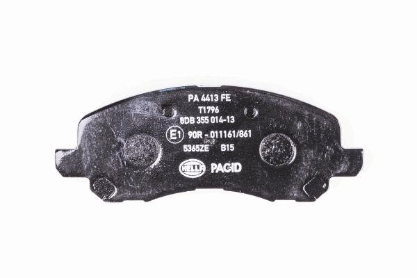 Brake Pad Set, disc brake Hella 8DB 355 014-131