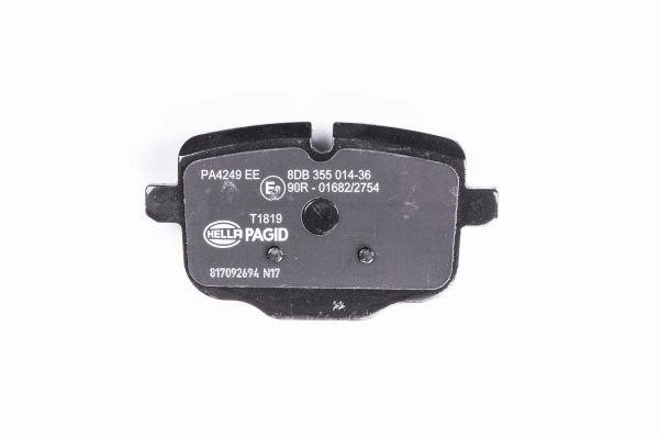 Brake Pad Set, disc brake Hella 8DB 355 014-361