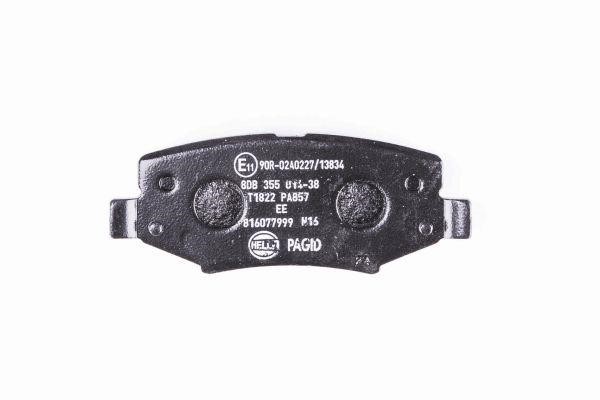 Brake pad set Hella 8DB 355 014-381