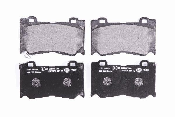 Hella 8DB 355 014-841 Brake Pad Set, disc brake 8DB355014841