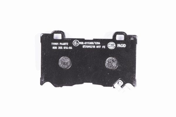 Brake pad set Hella 8DB 355 014-841