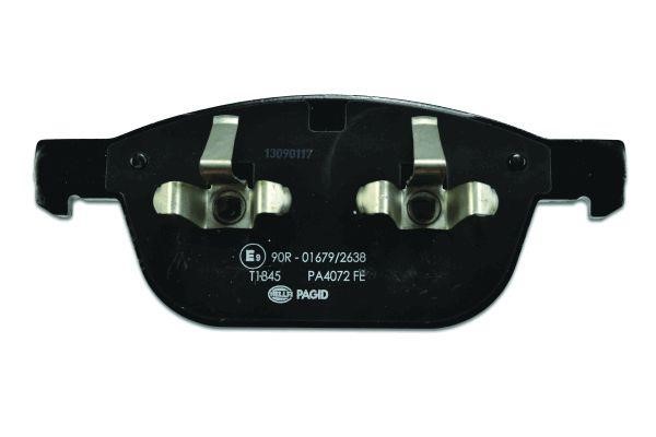 Brake pad set Hella 8DB 355 014-541