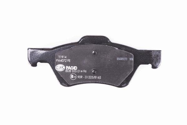 Brake Pad Set, disc brake Hella 8DB 355 014-961