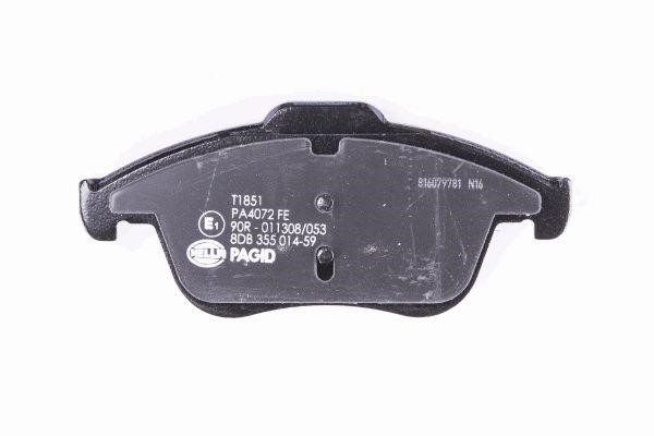Brake pad set Hella 8DB 355 014-591