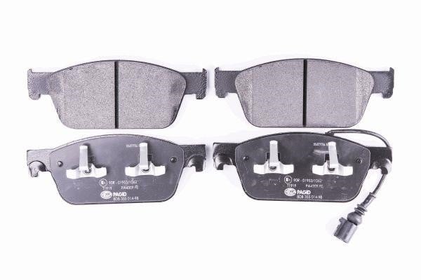 Hella 8DB 355 014-981 Brake Pad Set, disc brake 8DB355014981