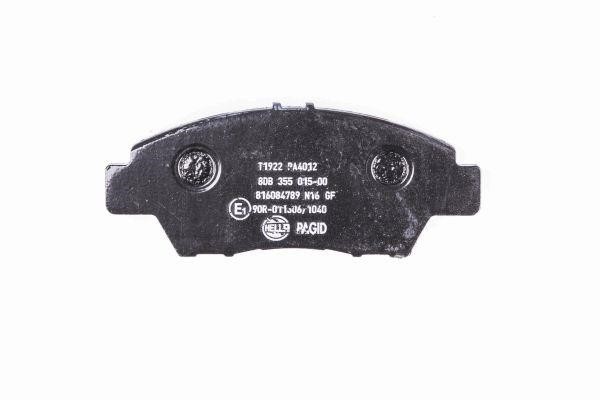 Brake pad set Hella 8DB 355 015-001