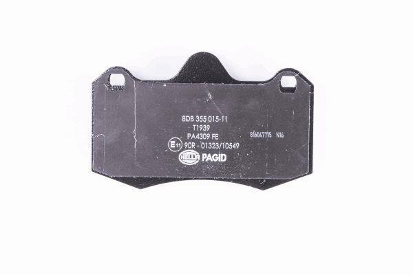 Brake pad set Hella 8DB 355 015-111